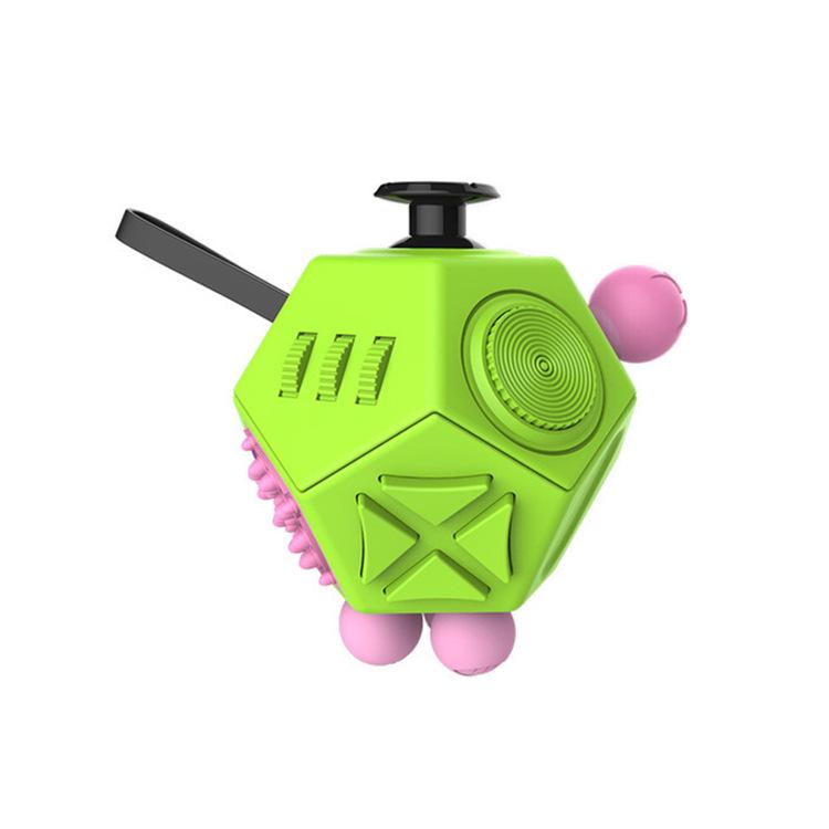 Second Generation 12-Sided Anti-Stress Fidget Cube: Anxiety Relief & Decompression Toy