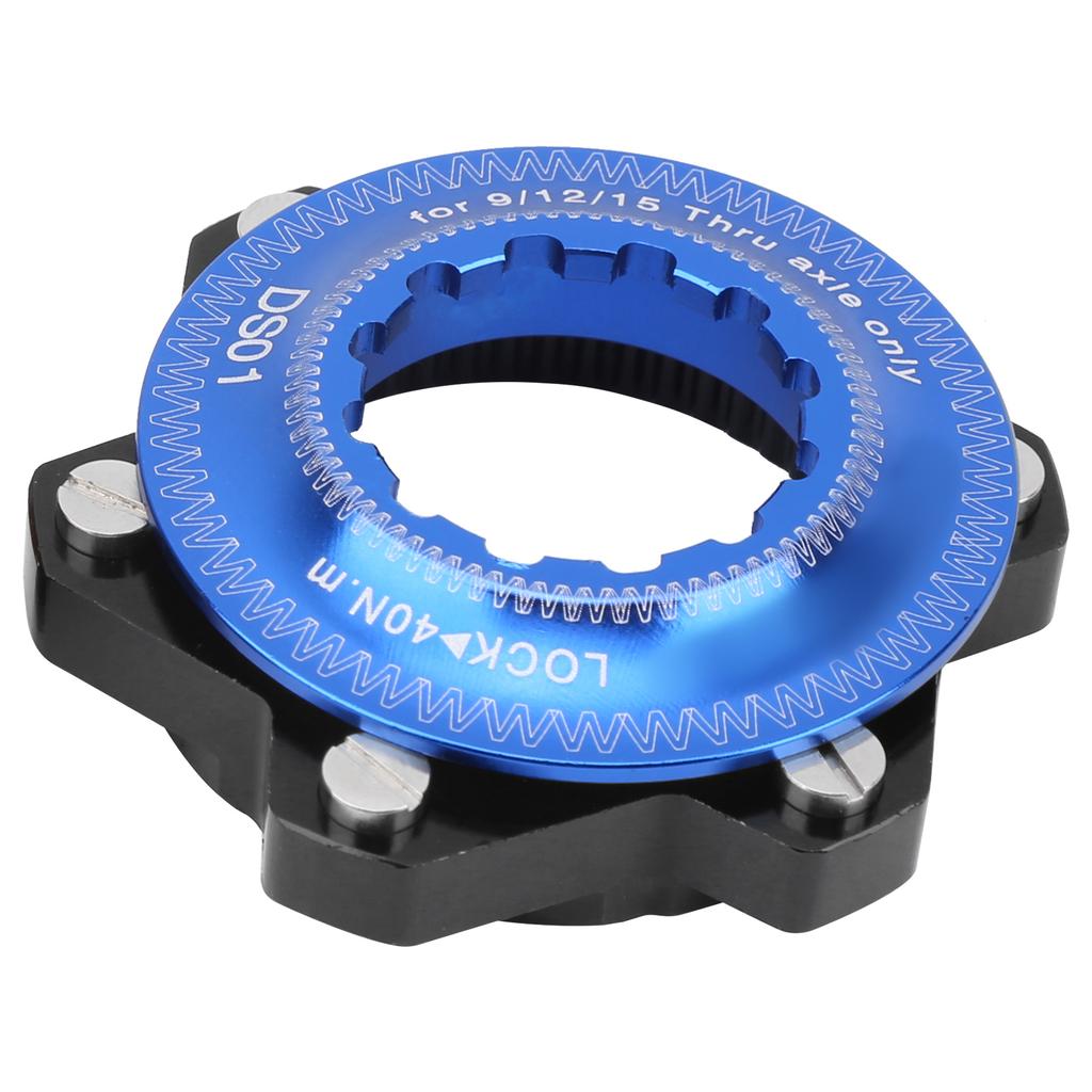 Center Lock Adapter 6 Bolts Center Disc Brake Rotor Conversion Seat for Bicycle Mountain Bike(Black