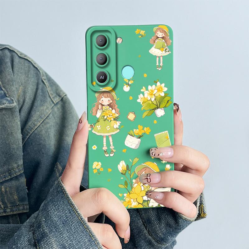 

Для Tecno Pop 5 LTE Чохол 5Lte BD4 BD4i BD4a Кришка М який Силікон Милий Мультяшний Панда Квітка Хлопчики Дівчата Funda Захисний Coque Tecno Pop 5 LTE