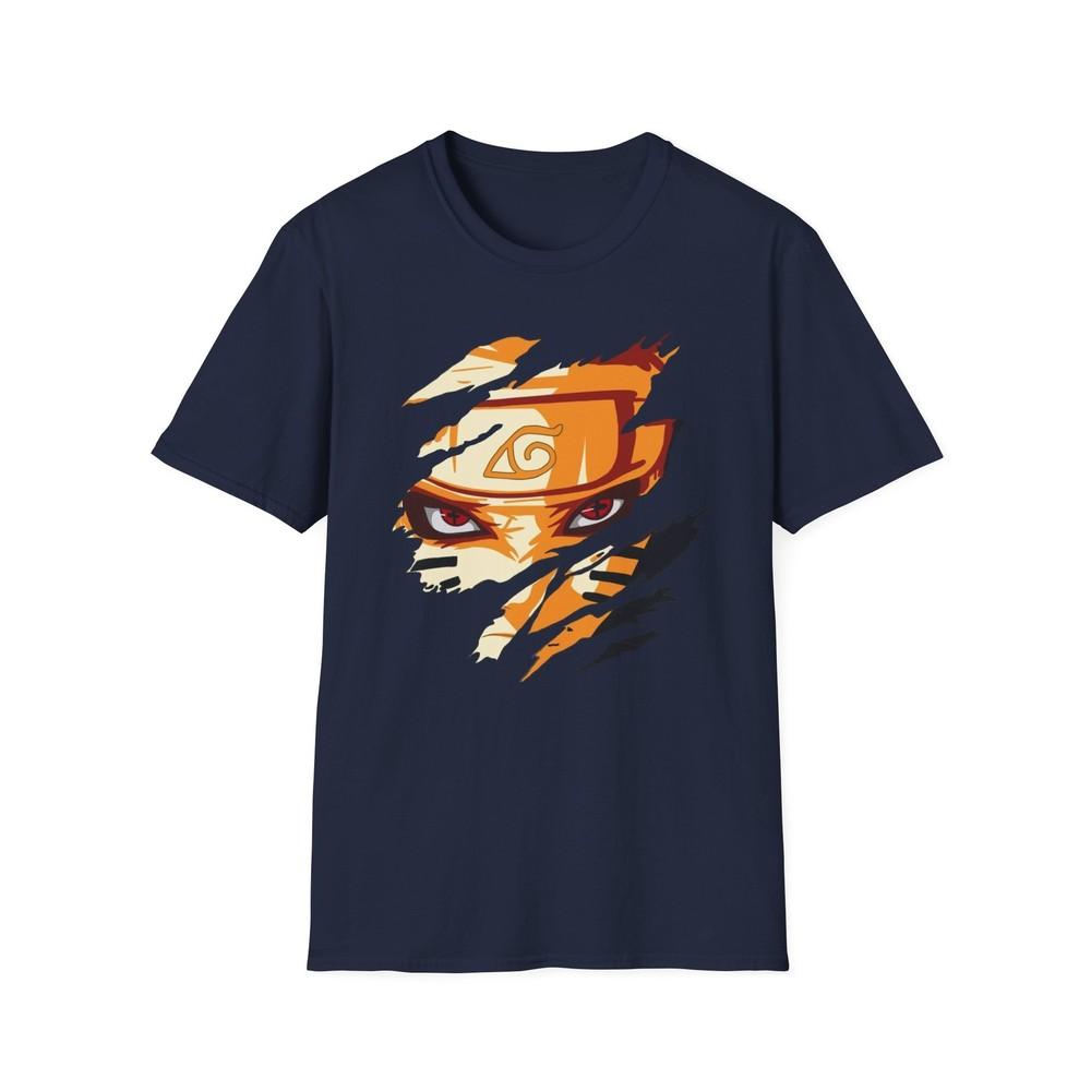 Unisex Jl Anime TShirt Softstyle Back Front Printed Naruto Hero Of The Leaf