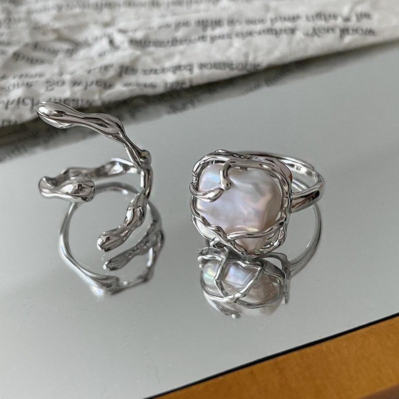 

2 шт./компл. модные кольца на палец для женщин, простые нерегулярные кольца, вечерние ювелирные изделия, подарок YSX 2pcs