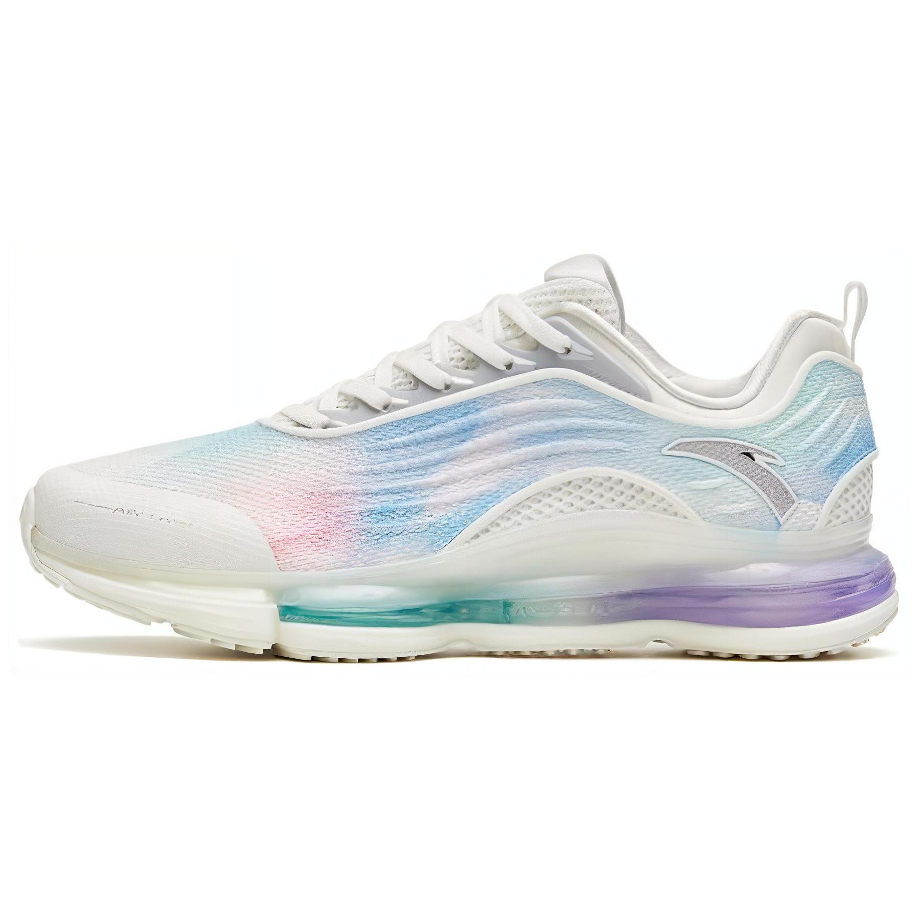 

New Anta Lightweight Rebound Low-Top Running Shoes Men s Blue Pink 112315501-6 43