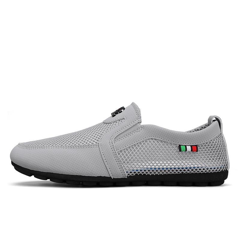 

Мужская нескользящая износостойкая модная дышащая обувь для спорта и отдыха, обувь в виде фасоли, на один шаг вперед 44 серый