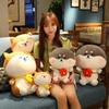 Accompany Toys Husky Dog Plush Toy Baby Sleeping Pillow Husky Dog Stuffed Toy Wedding Party Decor