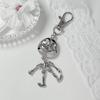 Portable Robot Shaped Keychain Craft Of Sturdy Alloy For Long Time Use