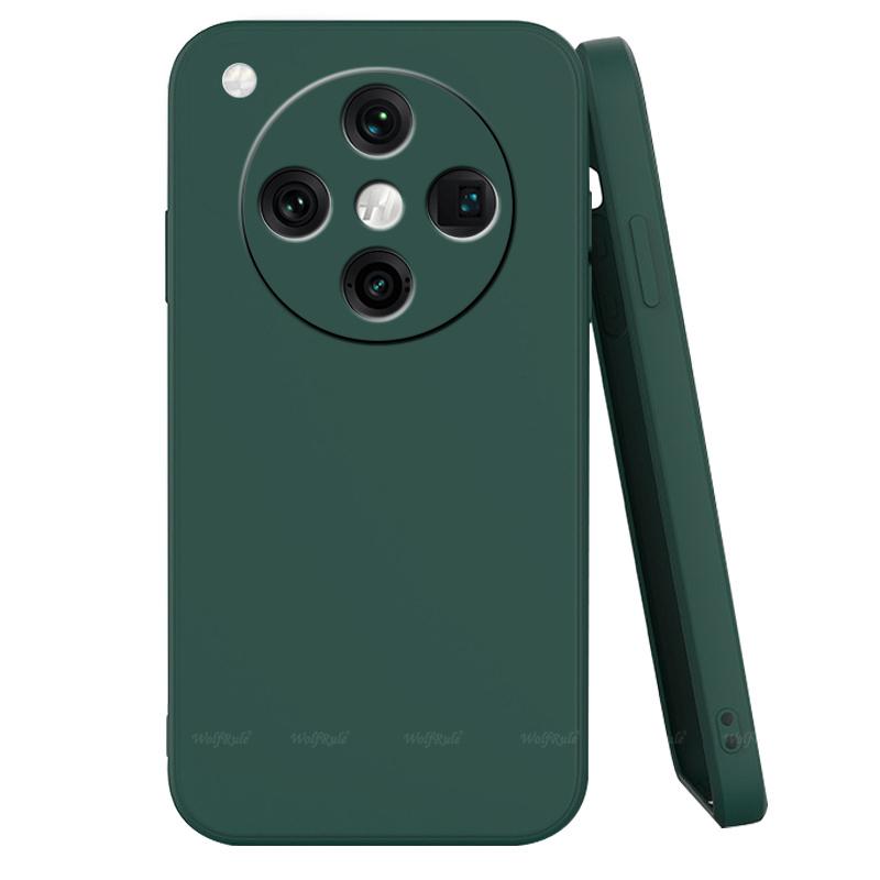 For OPPO Find X8 Case Cover OPPO Find X8 Capas Liquid Silicone Phone Bumper Shockproof Back TPU Soft Cover OPPO Find X8 Fundas