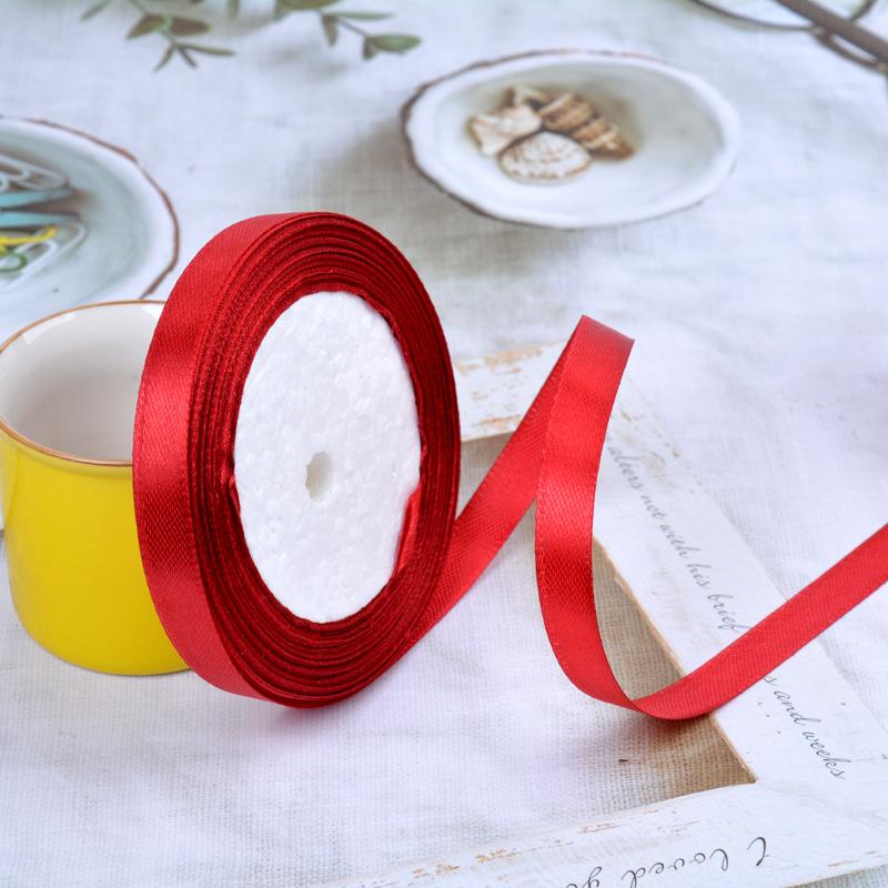 Supply 1Cm Polyester Webbing Ribbon Ribbon, Gift Box Packaging, Happy Candy Box, Bow Ribbon.