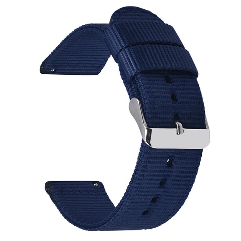 18mm 22mm 20mm Woven Nylon Watch Sport Strap Band for Amazfit Fabric Band for Samsung Galaxy 4 5 6 Gear S3 Classic Active 2