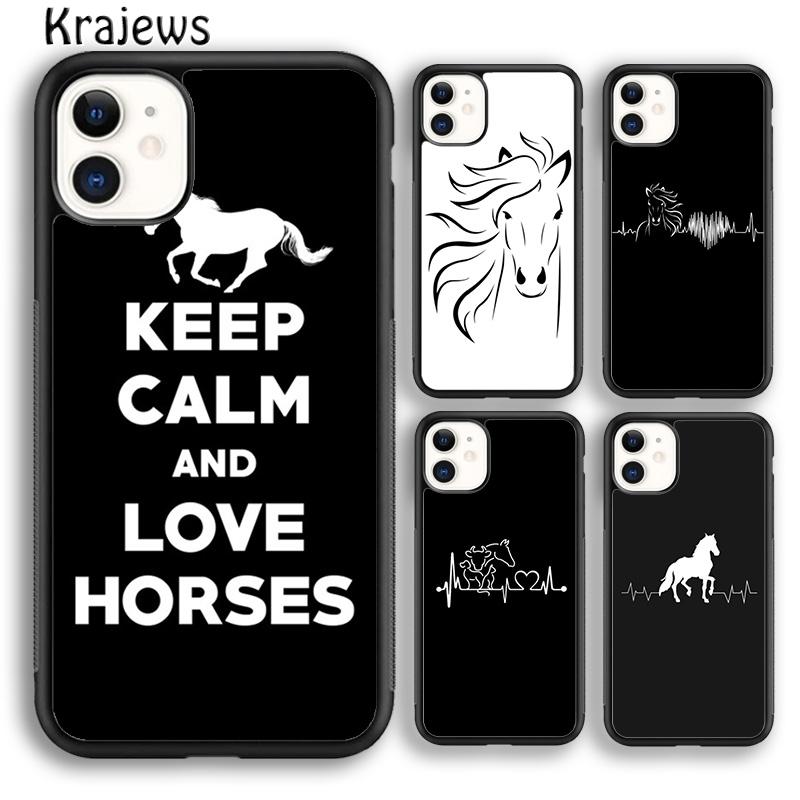 Horse Pony Horse Heartbeat For iPhone 17 Air 16 Phone Case Cover 15 14 plus 12 13 pro max coque Fundas