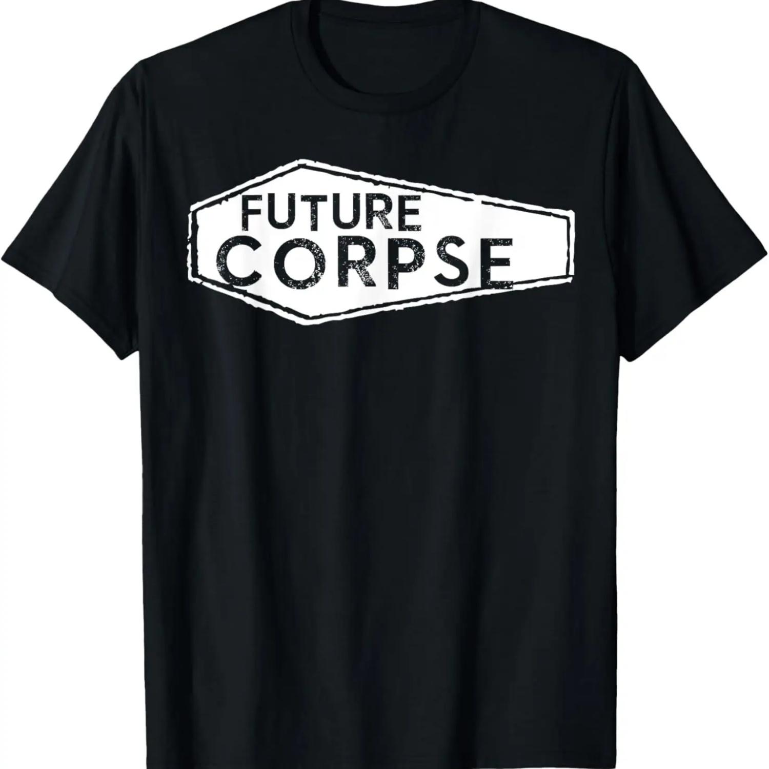 

Будущая похоронная рубашка Смешная футболка с позитивным отношением к смерти XXXXXL чёрный