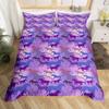 Rose Puppy Three-Piece Quilt Cover 3D Digital Printing Bedding Set Bed Cover
