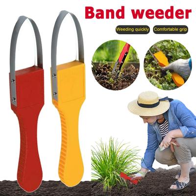 Garden Bandit Weeder 25cm Wood Handle Stainless Steel Garden Weeder Hand Weeding Removal Cutter Puller Tools
