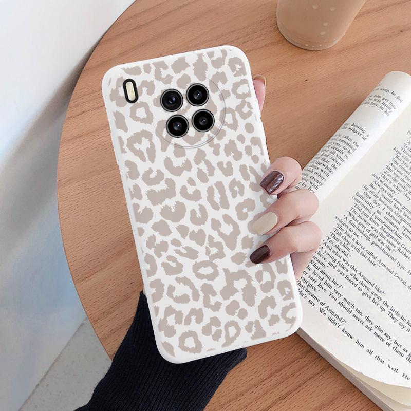 For Honor 50 Lite Huawei Nova 8i Phone Case Fashion Leopard Print Cover Soft Silicone Shockproof Fundas For Honor 50Lite Coque