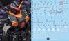 HG RG EG Robot MS Ensha Decals RG Gundam Fluorescent!! 1/144 Detail-Up Water-Transfer (for 1/144 RX-178-2 Mk-II (Titans Specification)) [Used]