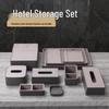Guest Room Toiletries and Accessories Organizer Set