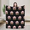 K-Kakaos F-Friends Ryan Blanket  Super Soft Fashion Plush Bedding Throws For Outdoor Travel Office Flannel Bedspread Bed Cover