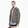 JNBY Women's Loose Hooded Zipper Sweatshirt