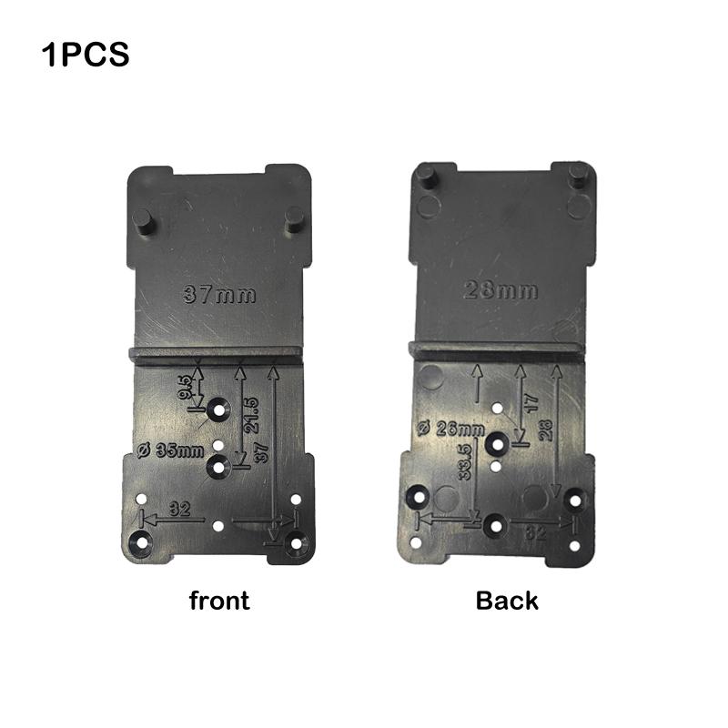 28/35-37Mm Hinge Hole Drilling Guide Plastic Woodworking Punch Opener Locator