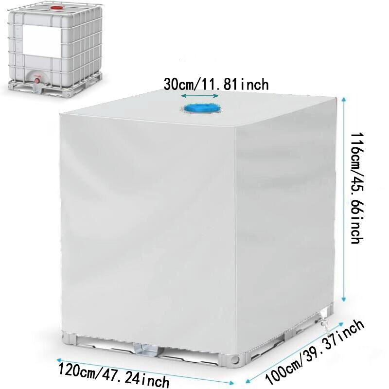 420D Oxford 1000L IBC Ton Bucket Cover Waterproof Sun Dust Proof