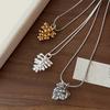 Adjustable Necklace with Silver Pine Cone Charm for Everyday Wear Versatile Styling Comfortable Designs
