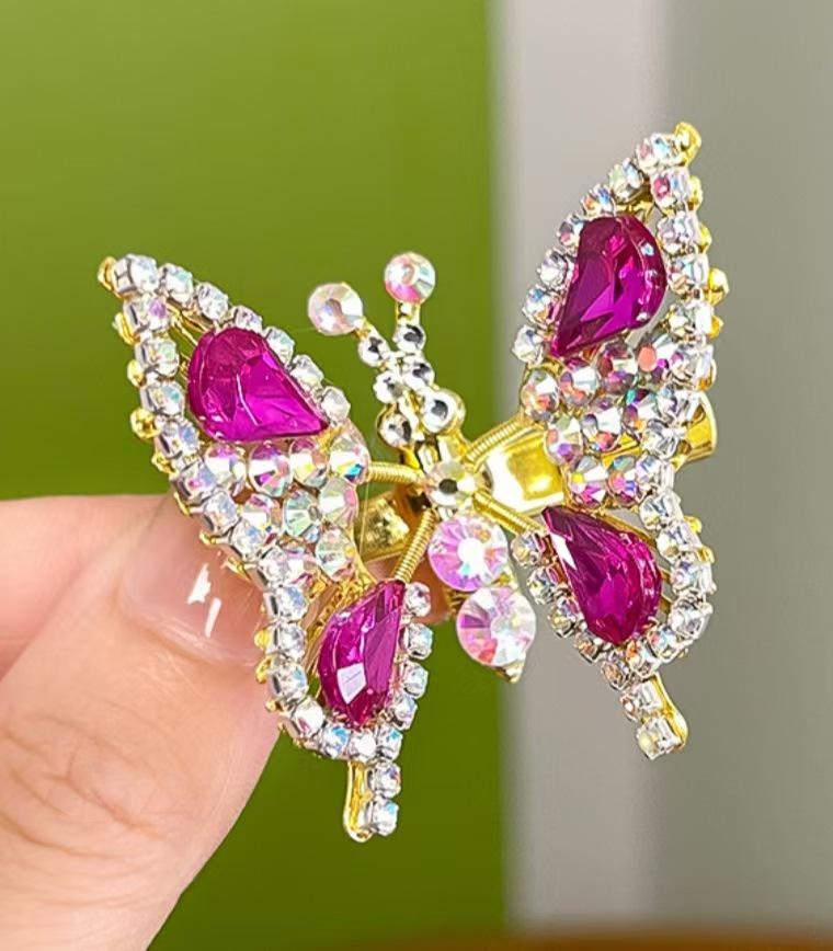 

Милые заколки-бабочки для девочек - головной убор феи, боковая заколка для челки