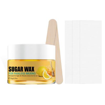 Hair Removal Wax 50g + 2 Wooden Sticks And 3 Hair Removal Papers