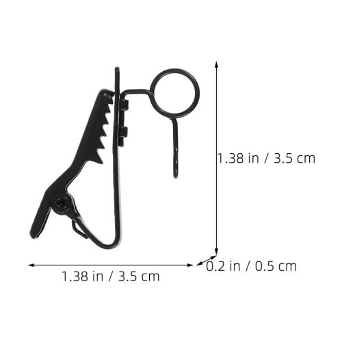 HOLIDYOYO Lavalier Mic, 5-Piece Set, Easy-to-Install Microphone Holder for Audio Recording, Microphone Mounting Clip, Supports Recording and Live Stre