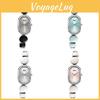 Gedi Artistic Elliptical Womens Quartz Watch With Decorative Dial For Fashion Ladies