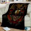 Heavy Metal Band Slayer Rock Blanket,Soft Throw Blanket for Home Bedroom Bed Sofa Picnic Travel Office Rest Cover Blanket Kids