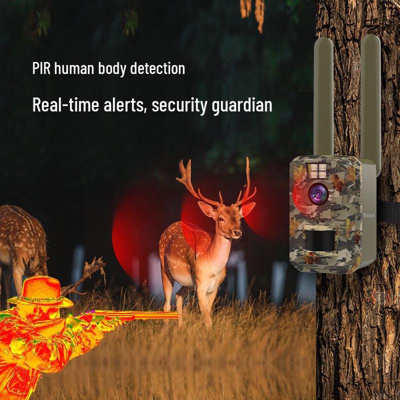 4G Solar-Powered Hunting Camera with HD Infrared Night Vision