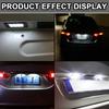 Led License Plate Lights For Nissan Qashqai MK3 J12   Serena MK5 C27 2016-up For Dacia Duster 2 2018-up Auto Tail Lamps