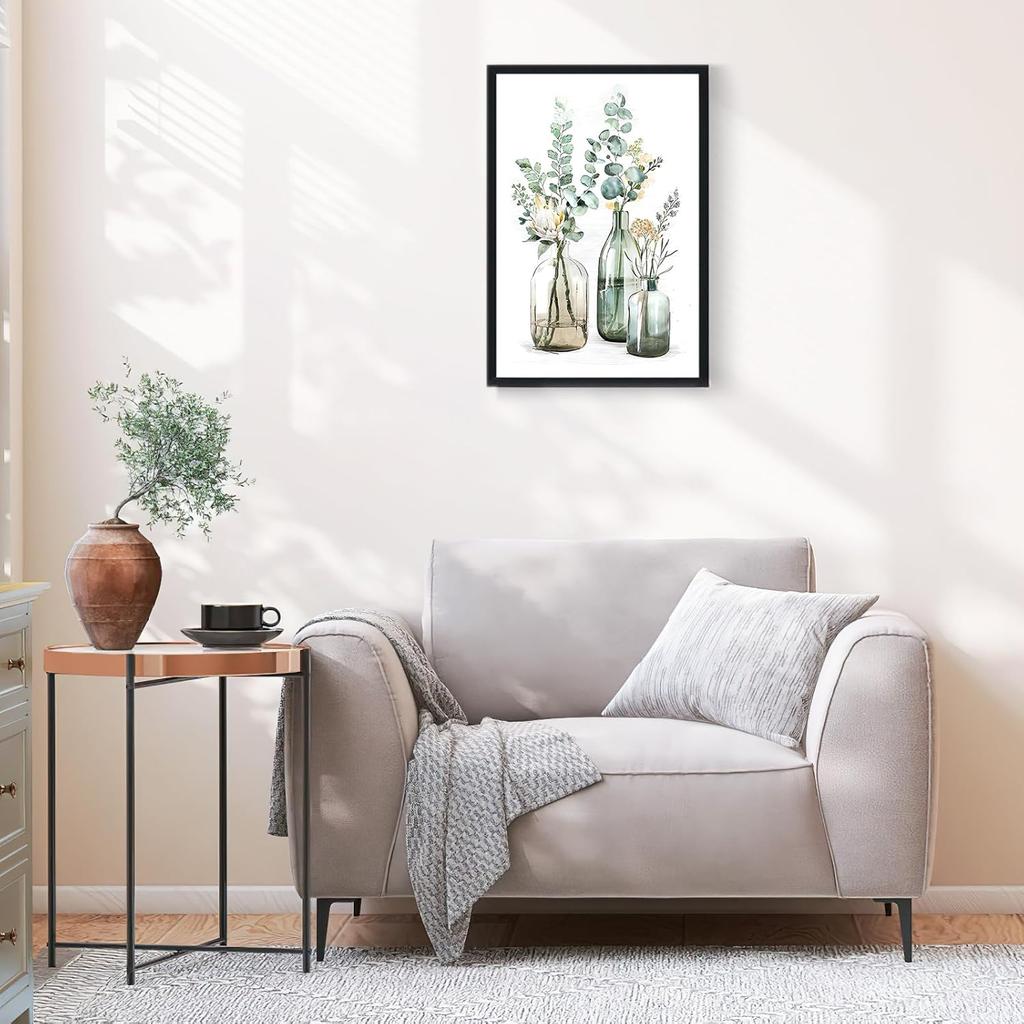 Malen nach Zahlen Set für Erwachsene Anfänger & Kinder ab 8-12 Jahren mit Holzrahmen Einfache Acrylfarbe auf Leinwand mit Farben und Pinseln