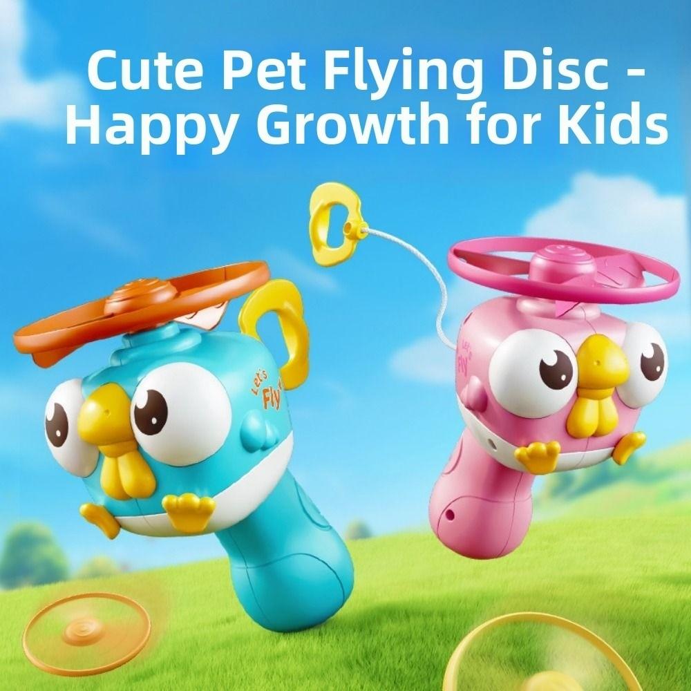 With Spinners Bird Launcher Toy Soft Material Flying Saucer  Parent-Child Interaction
