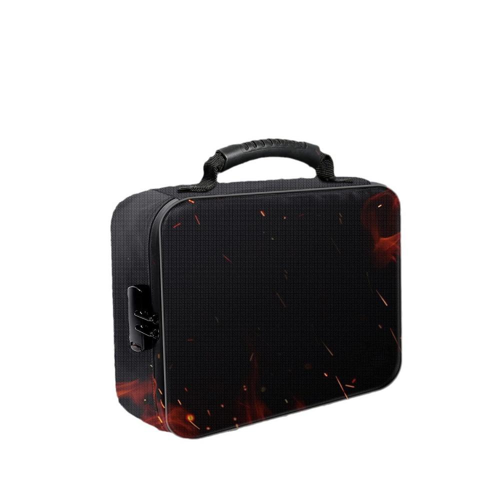 Accordion File Folder Easy-To-Carry Document Organizer Box Fireproof Document Bag Silicone-Cloth Waterproof Document Bag