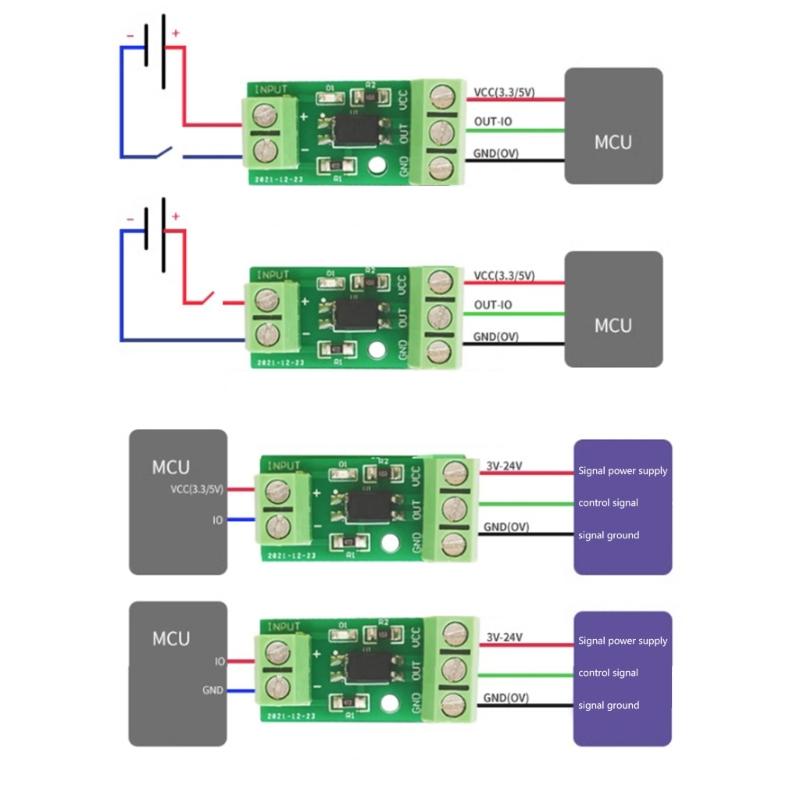 Electrical Switches Module Multifunction  Electric Switches 3 5V Input Wide Output Voltages Ranges DC1.8V 24V for Home Installation