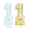 1Pc 73cm Lighting Love Number ONE KT Board Party Decor for Anniversary Birthday Home Party Decorating Tool Kids Gift