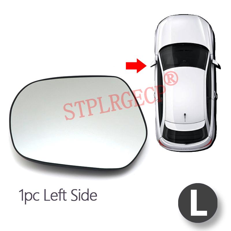 Stplrgecp Passenger Side Driver Side Left or Right Door Side Heated Wing Mirror Glass Lens for Lexus GX460 LX570 J200 2008-2021