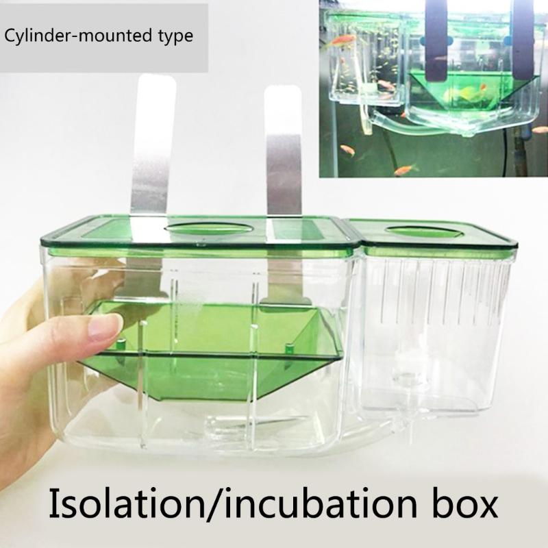 Aquarium Breeder Box for FishTanks Breeding Incubator Small Fish Hatchery Fish Spawning Box Separation Tanks