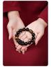 Black Gold Obsidian Pi Xiu Wealth Bracelet with Rotating Beads and Spacers for Men & Women.