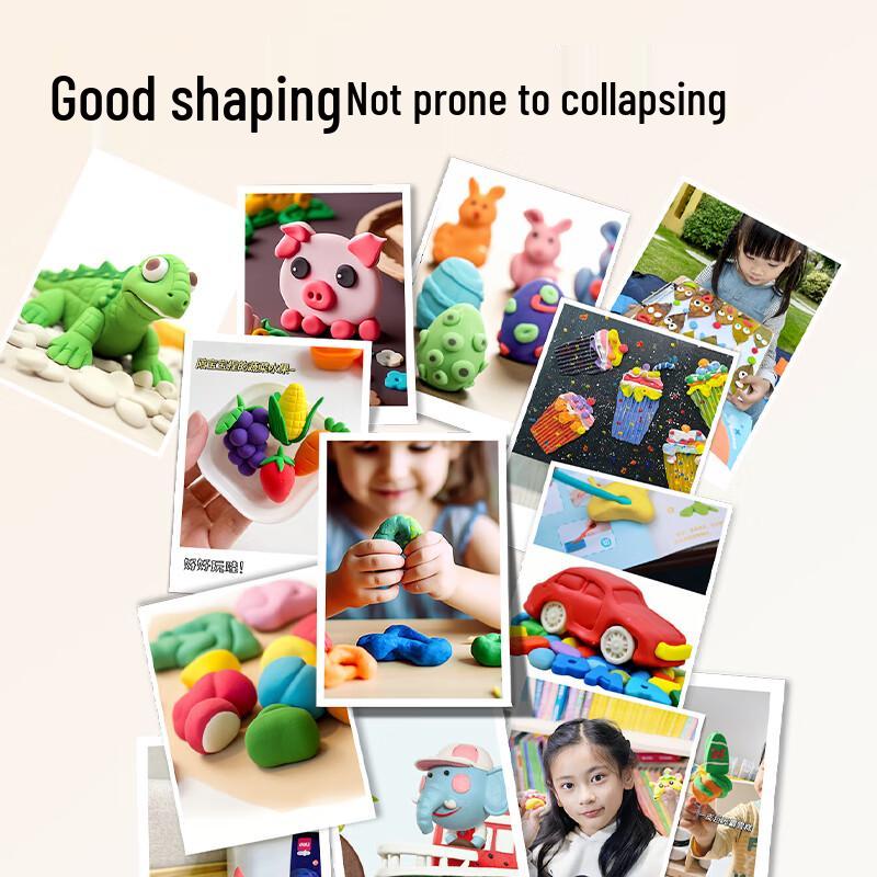 Deli 24-Color Food-Grade Modeling Clay