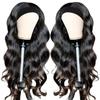 Curly Wave Headband Wig for Women Fashionable Adjustable Headband Scarf Wig High Temperature Fiber Wig