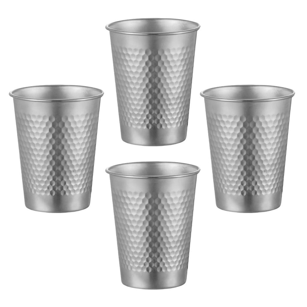 4pcs Stainless Steel Tumbler Set Stackable Rust Resistant Kids Cups Drinking Cups Ideal For Outdoor Adventures