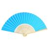 Folding Hand Fans for Women Reusable Paper Fan for Wedding Dancing Party Favors DIY Crafts Lightweight Travel Fan