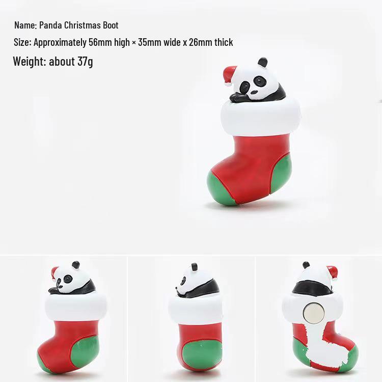 3D Nordic Santa & Reindeer Christmas Refrigerator Magnets