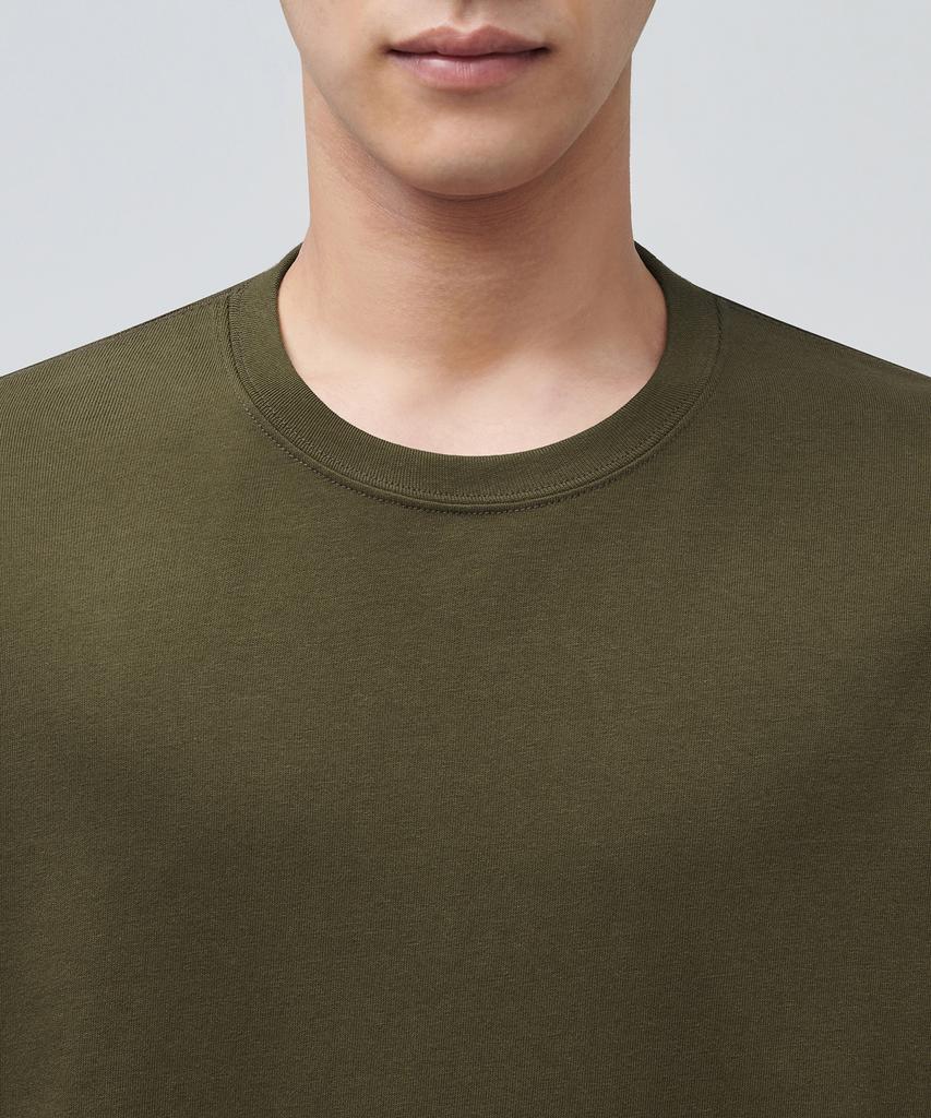 MUSINSA STANDARD Basic Long Sleeve T-Shirt [Olive]