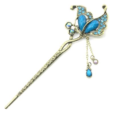 Miaomyao Einzeln für Japanisch und Metall Haar Schmetterling Antik Gedämpftes Haar Miaomyao Haarnadel, Haarnadel, Kleidung, Tomesode, Kimono, Yukata, Ornament,