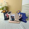 1 Set Picture Frame Graduation Picture Display Frame DIY Wooden Photo Frame for Home Desktop Decoration