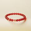 Red Agate Year of the Horse Women's Bracelet - Birthday Gift