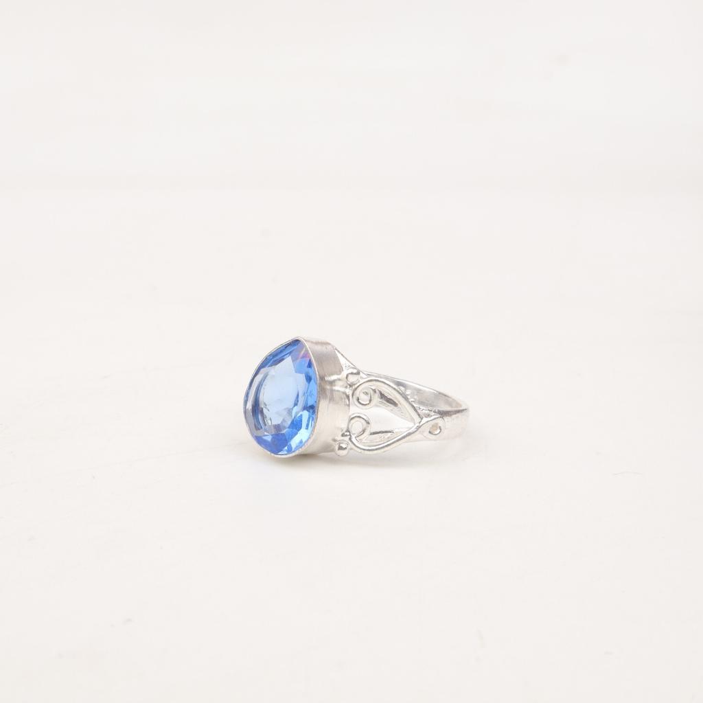 Natural Tanzanite Gemstone 925 Sterling Silver Jewelry Handmade Beautiful Ring RR-46-17