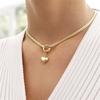Boho Fashion Multilayer Gold-plate Artificial Pearl Crystal Chain Necklace For Women Female Vintage Star Sequin Pendant Jewelry